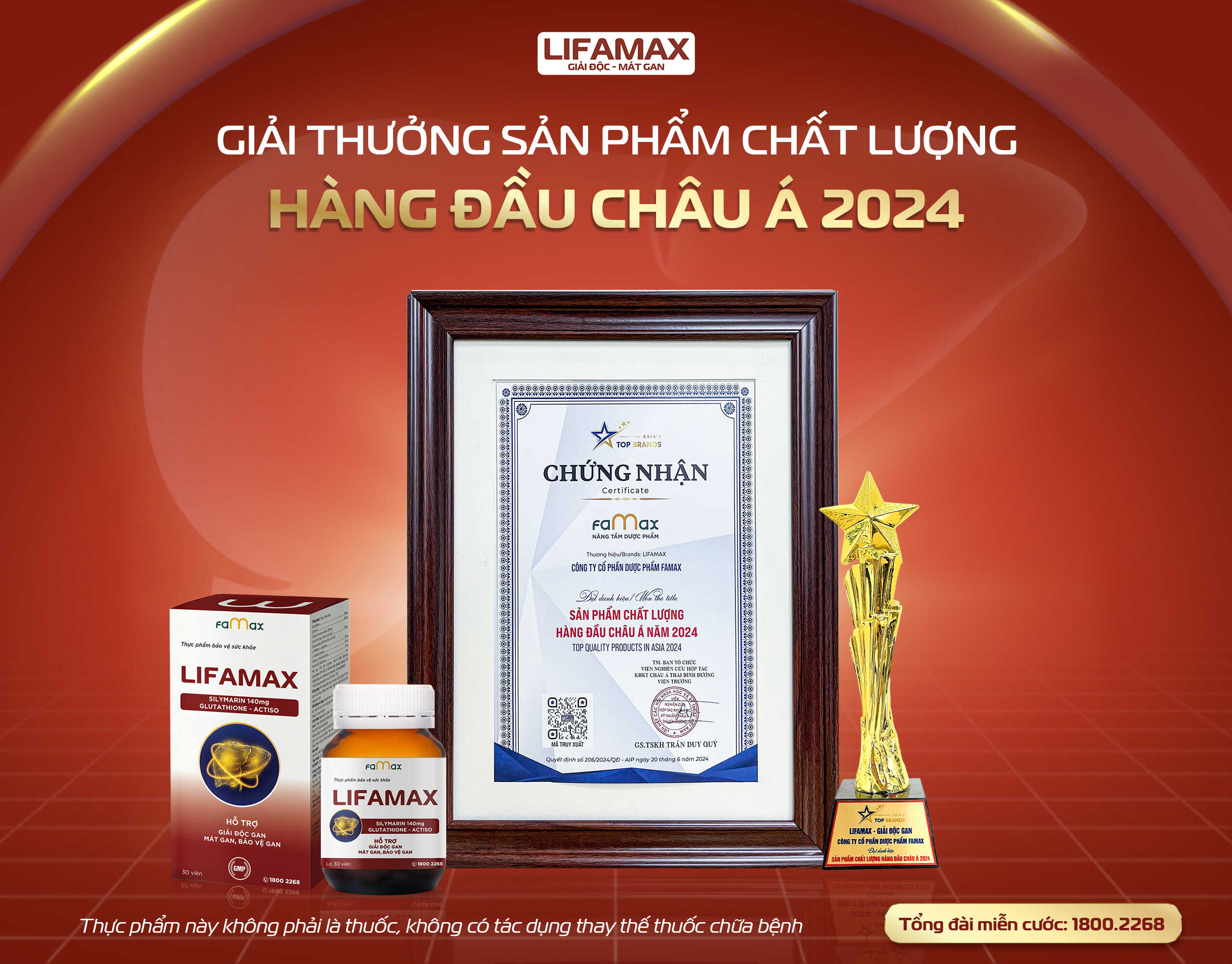 Lifamax Vinh Du Nhan Giai Thuong San Pham Chat Luong Hang Dau Chau A Tablet